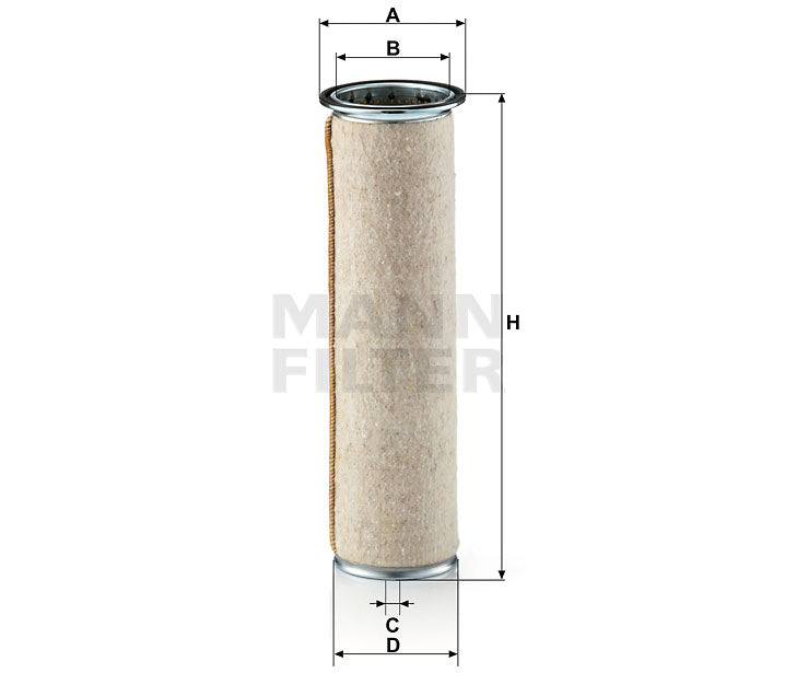 Luftfilter Mann Hummel - CF 1122 passend zu CATERPILLAR
