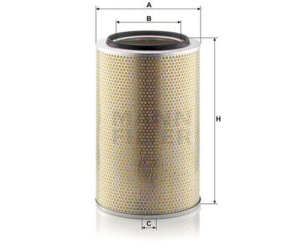 Luftfilter Mann Hummel - C 30 850/7 passend zu IVECO