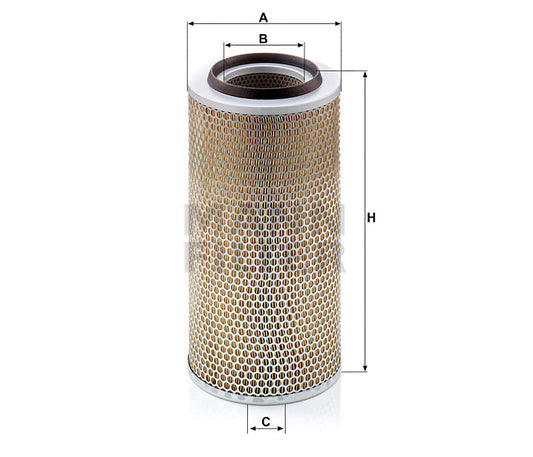 Luftfilter Mann Hummel - C 20 325/2 passend zu RENAULT VI