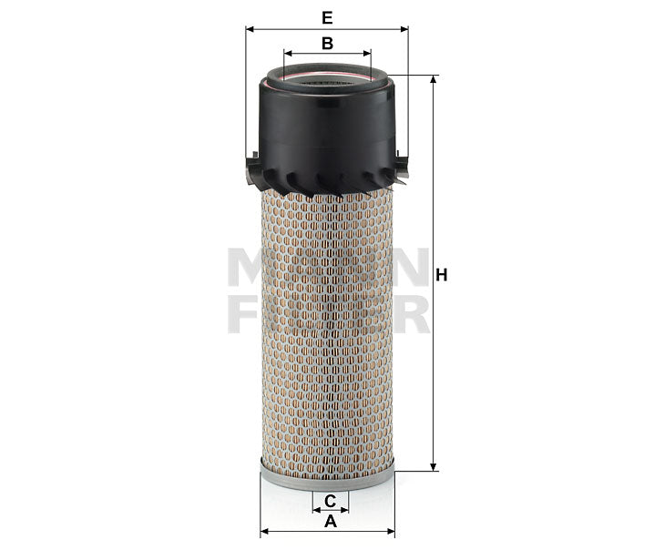 Luftfilter Mann Hummel - C 14 190 passend zu KOMATSU