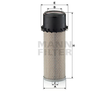 Luftfilter Mann Hummel - C 14 190 passend zu CASE/CASE IH