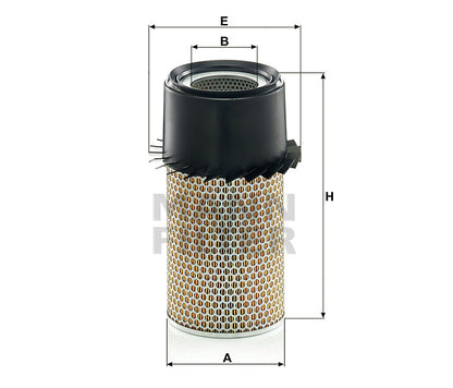 Luftfilter Mann Hummel - C 16 190 x passend zu BOBCAT