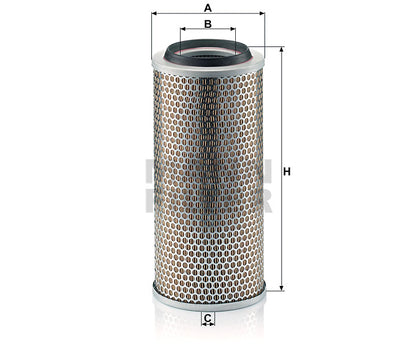 Luftfilter Mann Hummel - C 17 225/3 passend zu CATERPILLAR