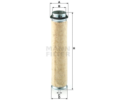 Luftfilter Mann Hummel - CF 600 passend zu RENAULT VI