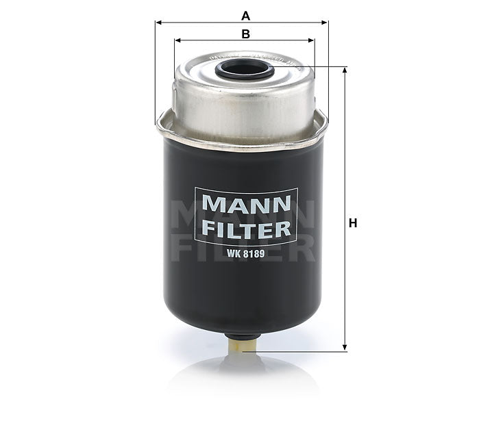Kraftstofffilter Mann Hummel - WK 8189 passend zu JOHN DEERE