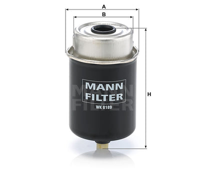 Kraftstofffilter Mann Hummel - WK 8189 passend zu JOHN DEERE