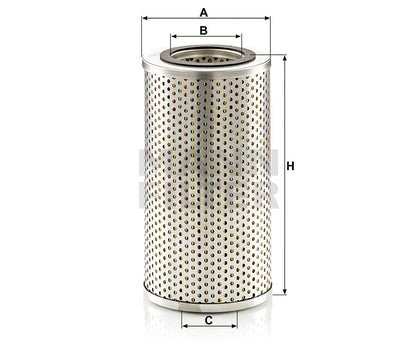 Hydraulikfilter Mann Hummel - HD 9005 passend zu CATERPILLAR