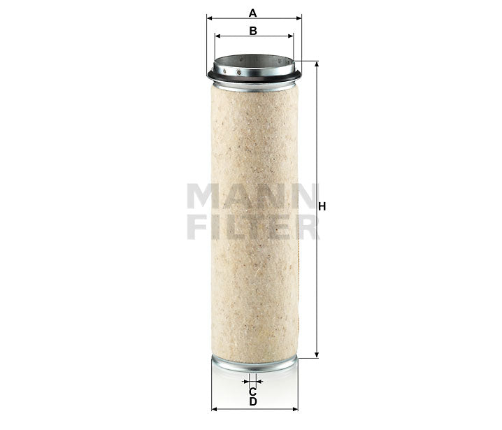 Luftfilter Mann Hummel - CF 1200 passend zu BOMAG
