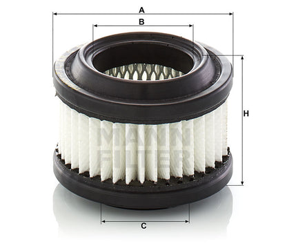 Luftfilter Mann Hummel - C 6006 passend zu KOMATSU