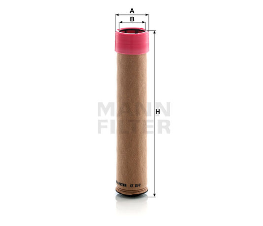 Luftfilter Mann Hummel - CF 65/2 passend zu CATERPILLAR