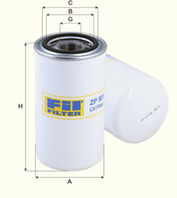 Luftfilter Fil Filter - ZP581 passend zu YANMAR