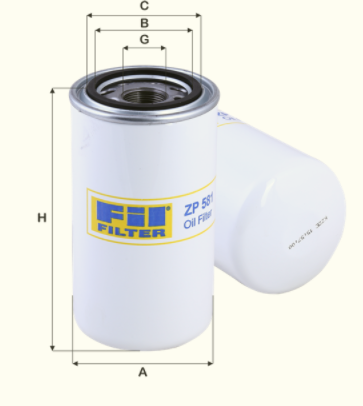 Fil Filter - ZP581 passend zu YANMAR