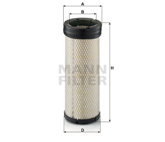Luftfilter Mann Hummel - CF 1398 passend zu CATERPILLAR