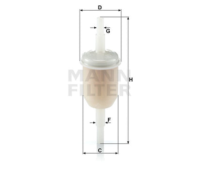 Kraftstofffilter Mann Hummel - WK 31/2 (100) passend zu KUBOTA