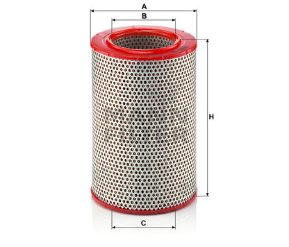 Luftfilter Mann Hummel - C 15 120 passend zu ATLAS COPCO
