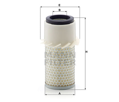 Luftfilter Mann Hummel - C 11 005 passend zu KUBOTA