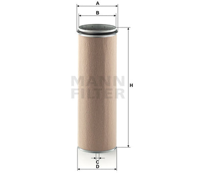 Luftfilter Mann Hummel - CF 2100 passend zu JOHN DEERE