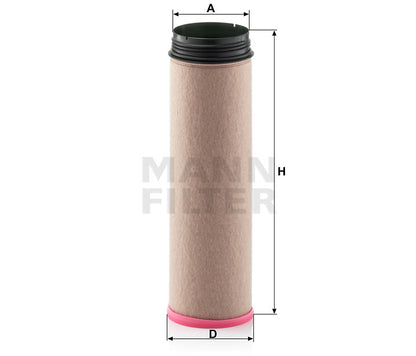 Luftfilter Mann Hummel - CF 710 passend zu CATERPILLAR