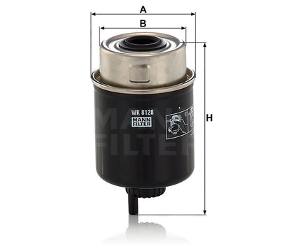 Kraftstofffilter Mann Hummel - WK 8128 passend zu CATERPILLAR
