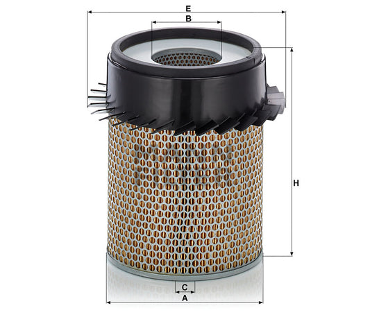 Luftfilter Mann Hummel - C 21 317 passend zu CATERPILLAR