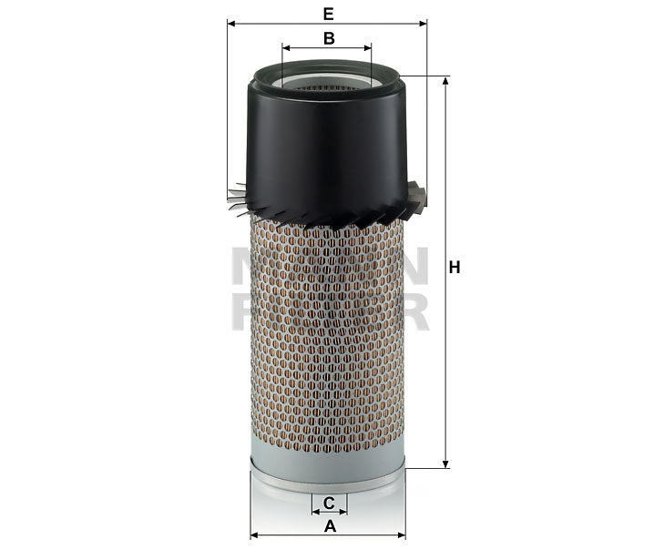 Luftfilter Mann Hummel - C 16 335 passend zu KOMATSU