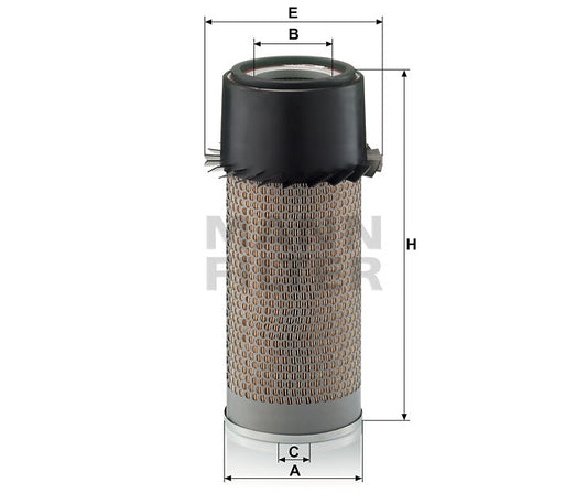 Luftfilter Mann Hummel - C 16 302 passend zu YANMAR