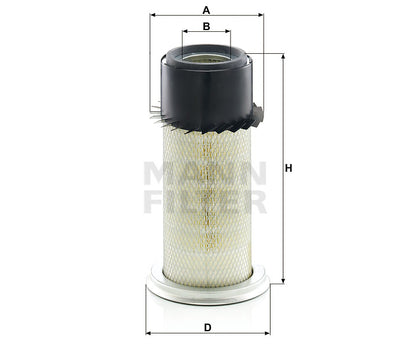 Luftfilter Mann Hummel - C 16 340 passend zu YANMAR