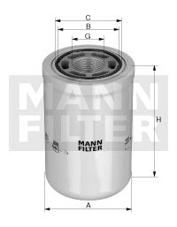 Luftfilter Mann Hummel - WH 1257 passend zu CASE/CASE IH