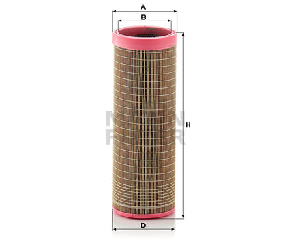 Luftfilter Mann Hummel - CF 18 190/2 passend zu CATERPILLAR