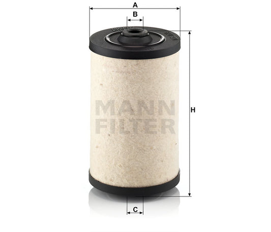 Kraftstofffilter Mann Hummel - BFU 900 x passend zu RENAULT VI