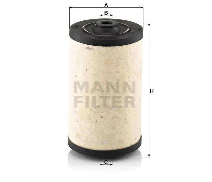 Kraftstofffilter Mann Hummel - BFU 811 passend zu KOMATSU