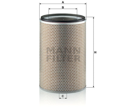 Luftfilter Mann Hummel - C 29 939 passend zu CATERPILLAR