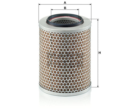 Luftfilter Mann Hummel - C 17 160 passend zu BOMAG
