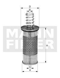 Hydraulikfilter Mann Hummel - HD 1053 passend zu CASE/CASE IH