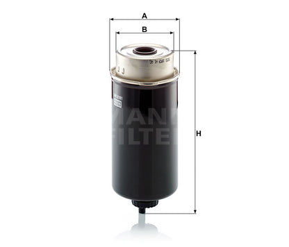 Kraftstofffilter Mann Hummel - WK 8161 passend zu JOHN DEERE