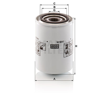Luftfilter Mann Hummel - W 9041 passend zu KOMATSU