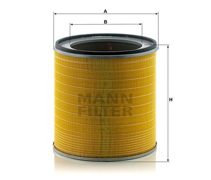 Luftfilter Mann Hummel - C 36 840/3 passend zu KOMATSU