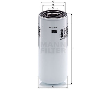 Luftfilter Mann Hummel - WD 13 145/3 passend zu KOMATSU