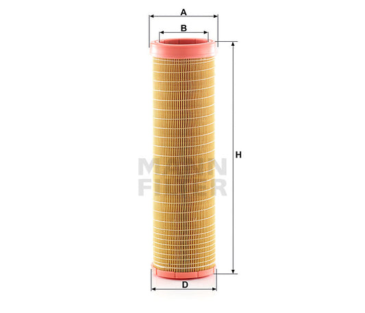 Luftfilter Mann Hummel - CF 15 116/2 passend zu RENAULT VI
