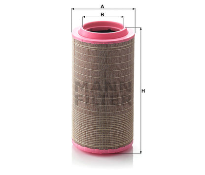 Luftfilter Mann Hummel - C 27 1320/2 passend zu RENAULT VI