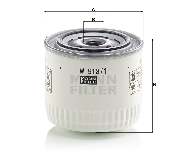 Luftfilter Mann Hummel - W 913/1 passend zu CATERPILLAR