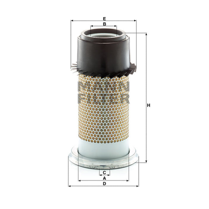 Luftfilter Mann Hummel - C 16 334 passend zu JOHN DEERE