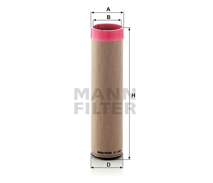 Luftfilter Mann Hummel - CF 1140/2 passend zu RENAULT VI