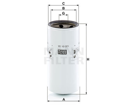 Luftfilter Mann Hummel - WD 10 021 passend zu CASE/CASE IH