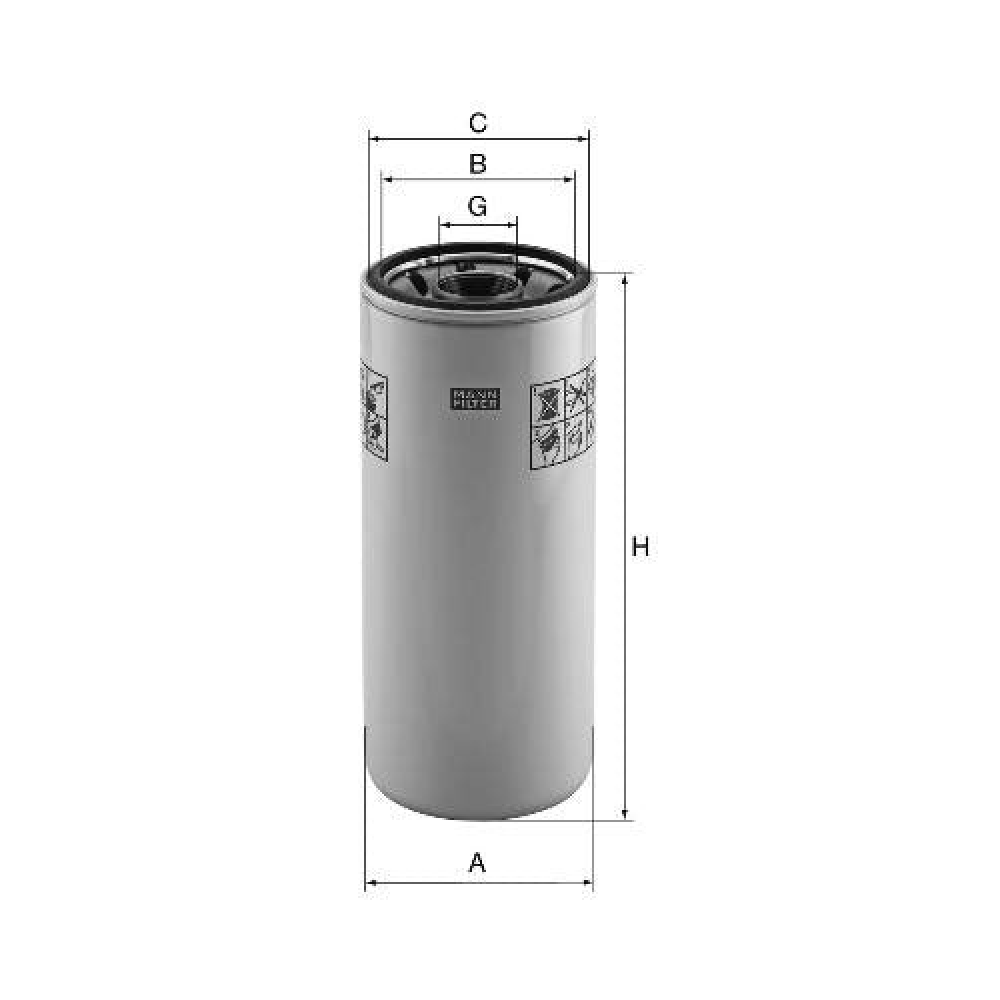 Luftfilter Mann Hummel - W 1245/3 x passend zu CATERPILLAR