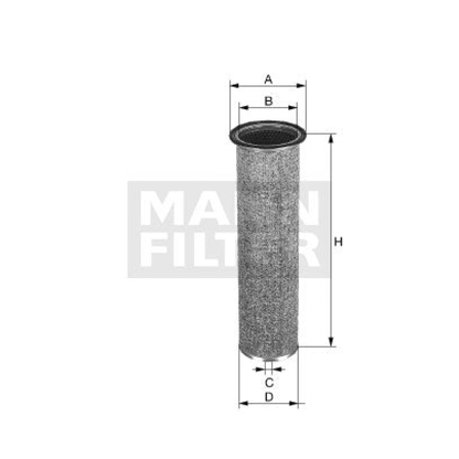 Luftfilter Mann Hummel - CF 924 passend zu BOBCAT