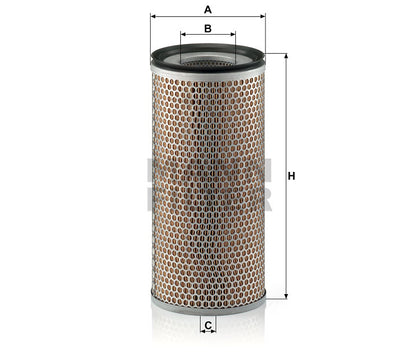 Luftfilter Mann Hummel - C 18 398 passend zu IVECO