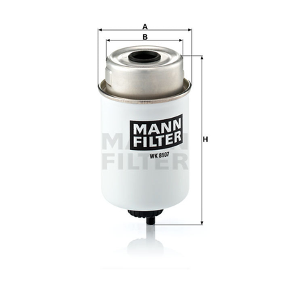 Kraftstofffilter Mann Hummel - WK 8107 passend zu CATERPILLAR