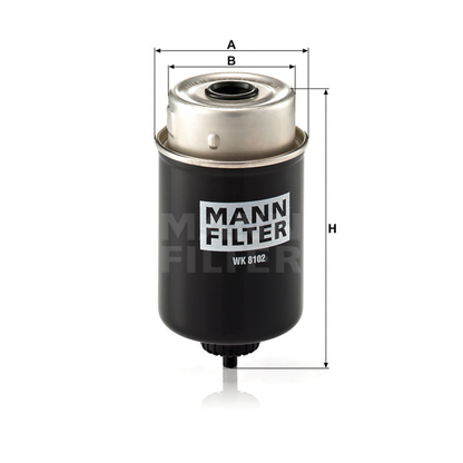 Kraftstofffilter Mann Hummel - WK 8102 passend zu RENAULT VI