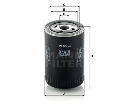 Luftfilter Mann Hummel - W 936/4 passend zu CATERPILLAR